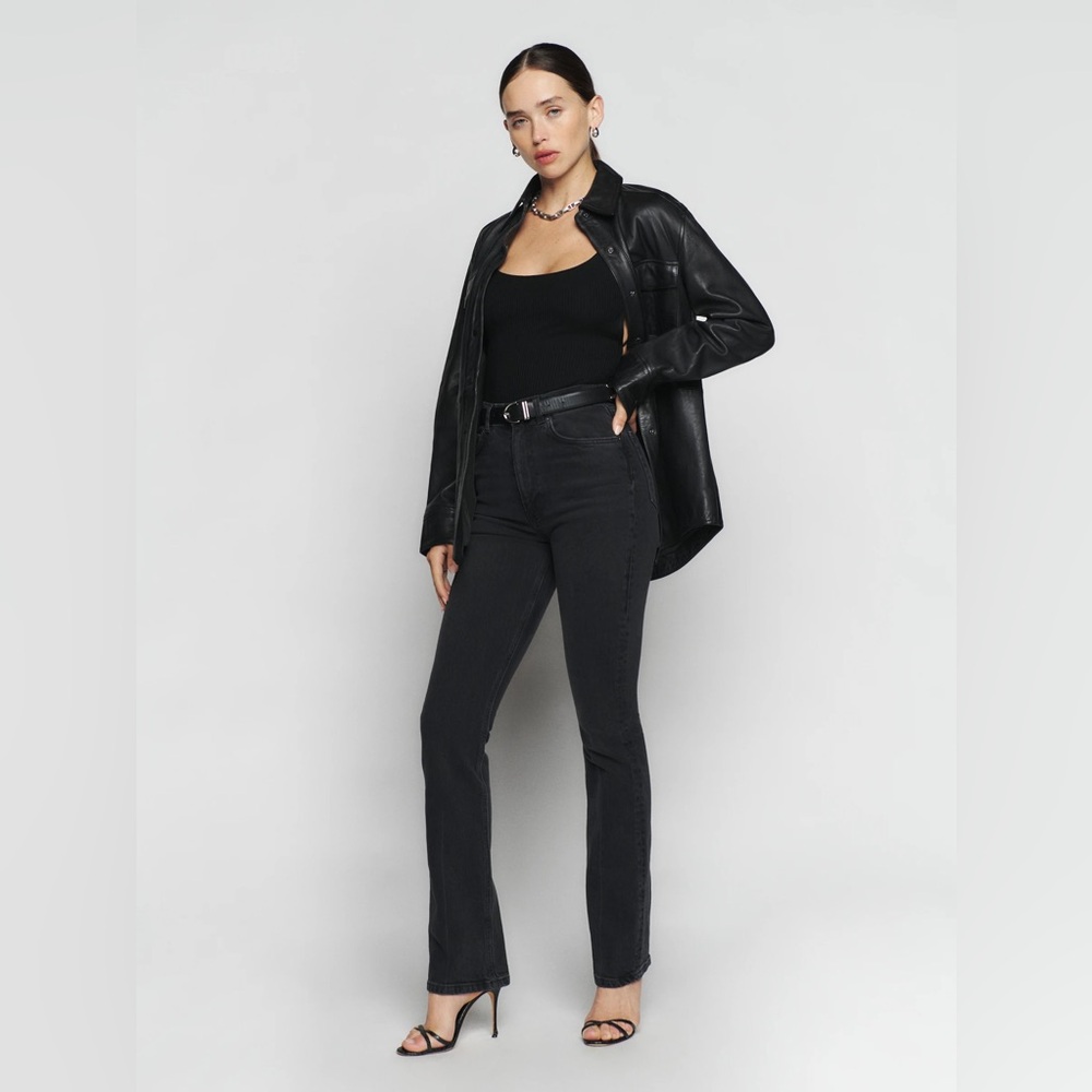 New - Reformation Peyton High Rise Bootcut Jeans - size 26 - Picture 4 of 10